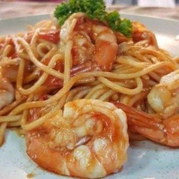 สปาเก็ตตี้กุ้ง