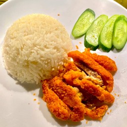 ข้าวไก่กรอบกร๊อบบบสไปรซี่