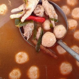 ขนมจีนน้ำยาป่า+ผักสด