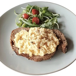 B11 ขนมปังหน้าไข่ Eggs on Toast
