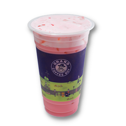 นมหมีชมพู เย็น