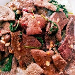 กะเพราตับหมู 2กล่อง