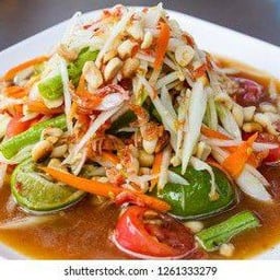 ส้มตำ ข้าวเหนียวไก่ทอด