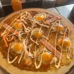 ดาวลูกไก่+พริกเผา+แฮม+ปูอัด