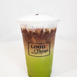 คาปูชิโน่ชาเขียว