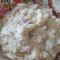 โจ๊กเด็ก หมูไข่ตี