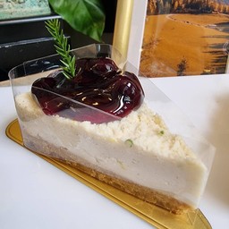 วีแกนบลูเบอรี่ชีสพายVegan Blueberry Cheese Pie