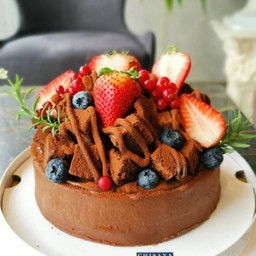 B-Double Chocolate Cake 2 Pound
