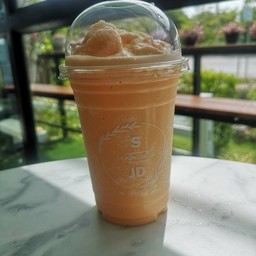 นมสดแคนตาลูป ปั่น