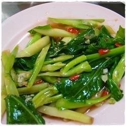 ข้าวคะน้าน้ำมันหอย