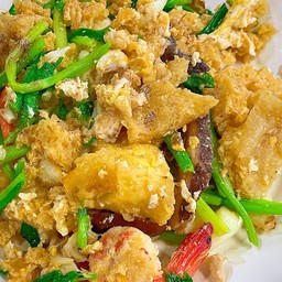 กระเพาะปลาผัดแห้ง