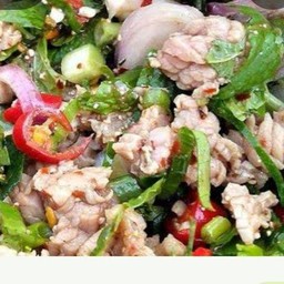 ก้อยมะนาวเนื้อสุก