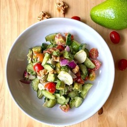 Avocado Walnut Salad
