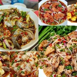 เจ้ดาวคนละยำ&ส้มตำ&ยำขนมจีน&ไก่ย่าง&ลูกชิ้นปิ้ง