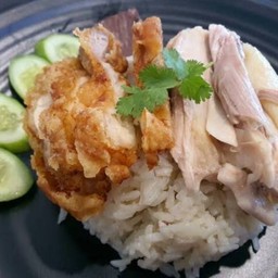 ข้าวมันไก่ผสม