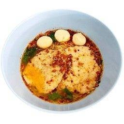 ก๋วยเตี๋ยวน้ำต้มยำชิ้นหมู+บะช่อ 3 ถุง