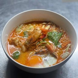 มาม่าต้มยำกุ้งไข่ออนเซน