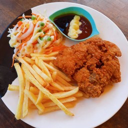 สเต๊กไก่ทอด