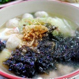 ข้าวต้มสาหร่ายหมูสับ