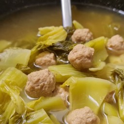 แกงจืดผักกาดดองหมูสับ