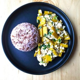 Pumpkin & Tofu Stir Fried