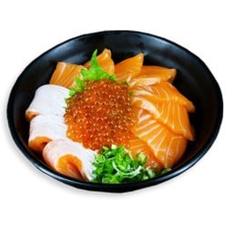 ALC-M028 Belly Salmon Salmon Ikura Don
