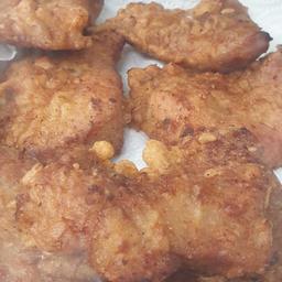 เพิ่มหมูทอด หรือ ไก่ทอด  ในโจ๊ก