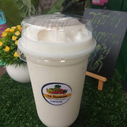 น้ำมะพร้าวปั่นนมสด