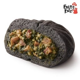 เปาผักโขมแฮมชีส Ham Cheese Spinach Bao