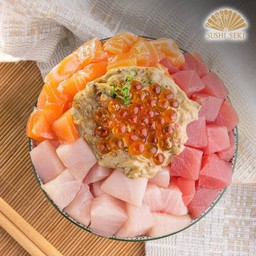 Mixed Sashimi & Kanimiso Mini Don