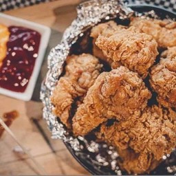 ไก่กรอบออริจินอล(ชุดใหญ่6ชิ้น)