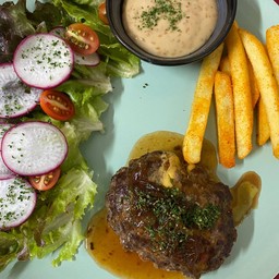 แฮมเบิร์กสอดไส้ชีส