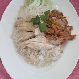 ข้าวมันไก่ผสม