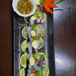 กุ้งแช่น้ำปลา shrimp in fish sauce