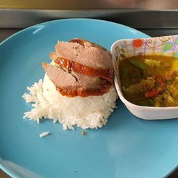 ข้าวแกงเขียวหวานเป็ด