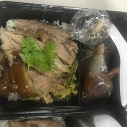 ข้าวราดเนื้อ+หนังธรรมดา