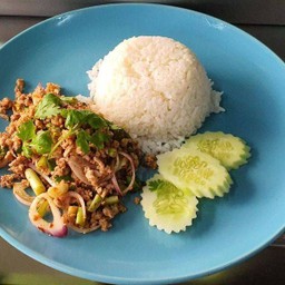 ข้าวลาบหมู