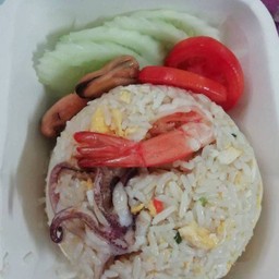 ข้าวผัดทะเล Fried rice with seafood