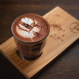 Hot Dark Chocolate Latte