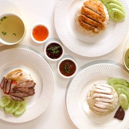 ข้าวมันไก่ย่าง สถานี 1987 แม่โจ้