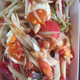 ตำไทยไข่เค็ม