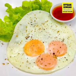 ไข่ดาวไร้มัน 3 ฟอง 450 kcal