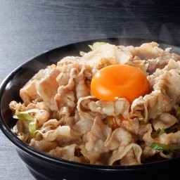 ข้าวหน้าหมูสไลด์+ไข่ออนเซน