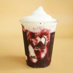 Yogurt Slurpee - Blueberry Sauce