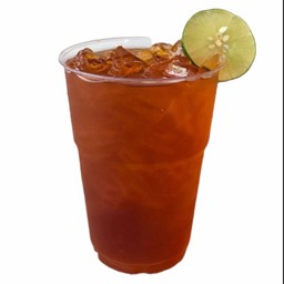 ชามะนาวโบราณ เย็น Iced LemonThaiTea