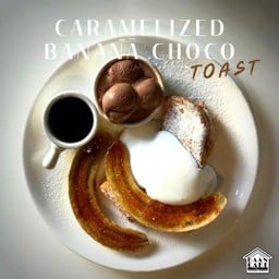 CARAMELlZER BANANA CHOCO TOAST
