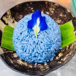 ข้าวสวยอัญชัน(flower Anchan rice)