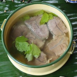 แก้มวัวต้มน้ำปลา