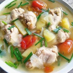 ซุปน่องไก่มันฝรั่ง