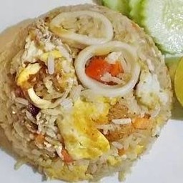 ข้าวผัดปลาหมึก(เล็ก)